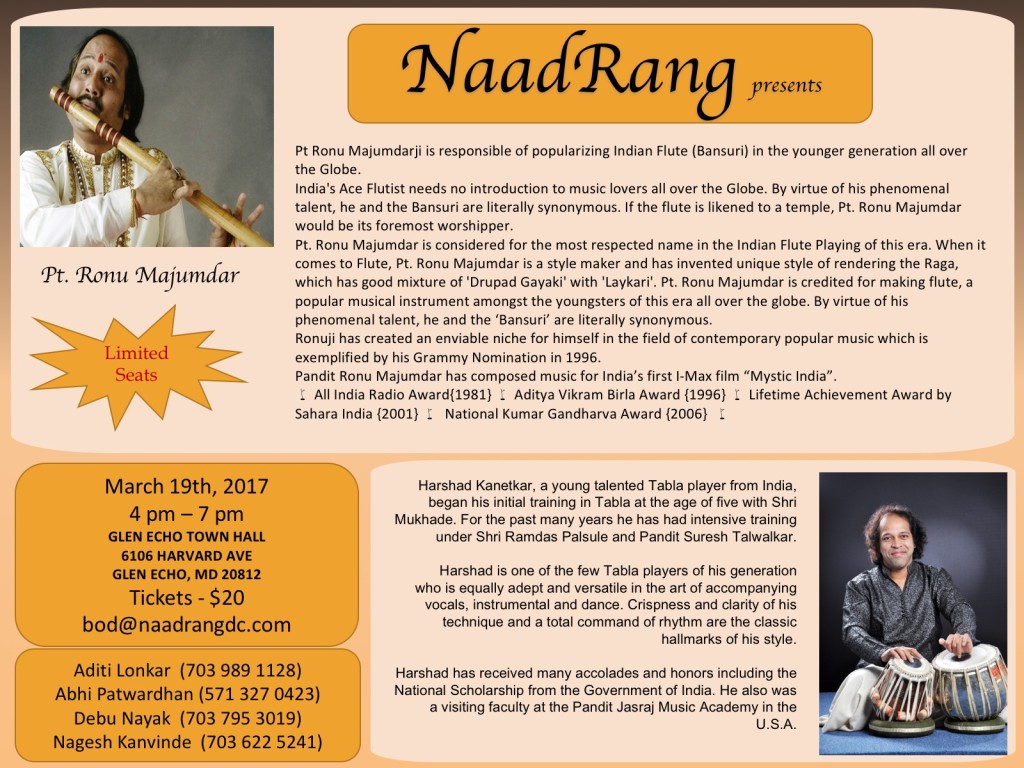 NaadRang concer - March 19th Ronuda